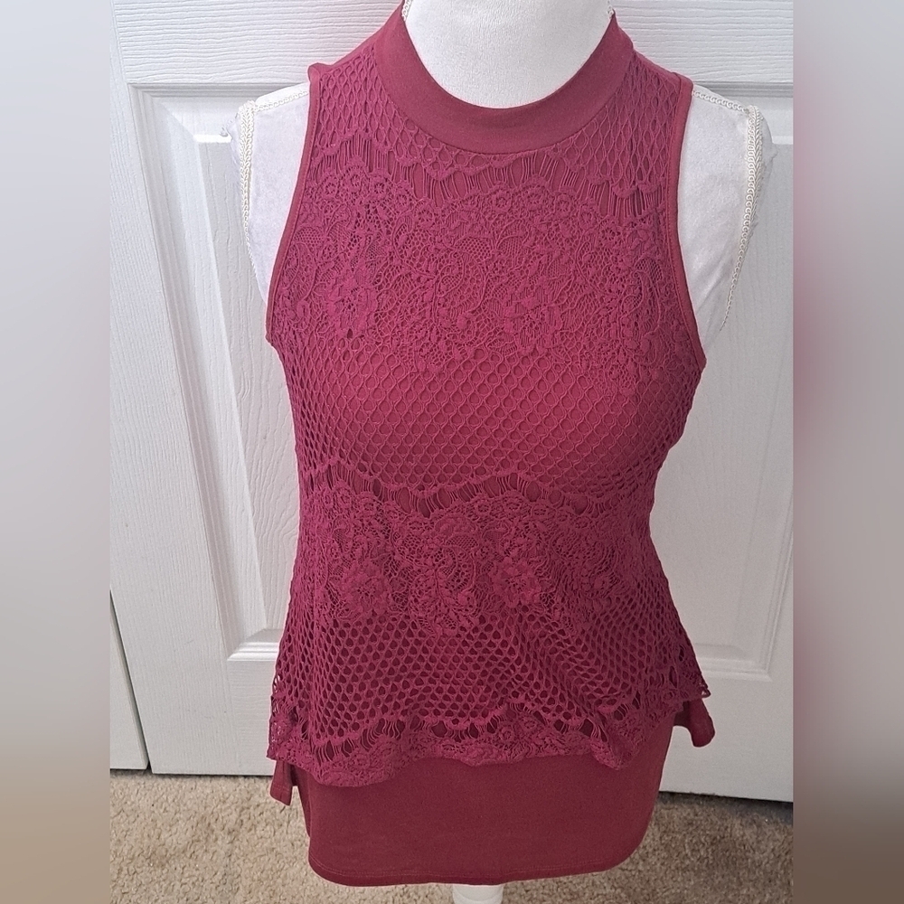 Belle Du Jour Tunic/ Tank Top Size M